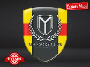 Mansory Emblemi Silicone Auto Resistenti Pregiati Professionali